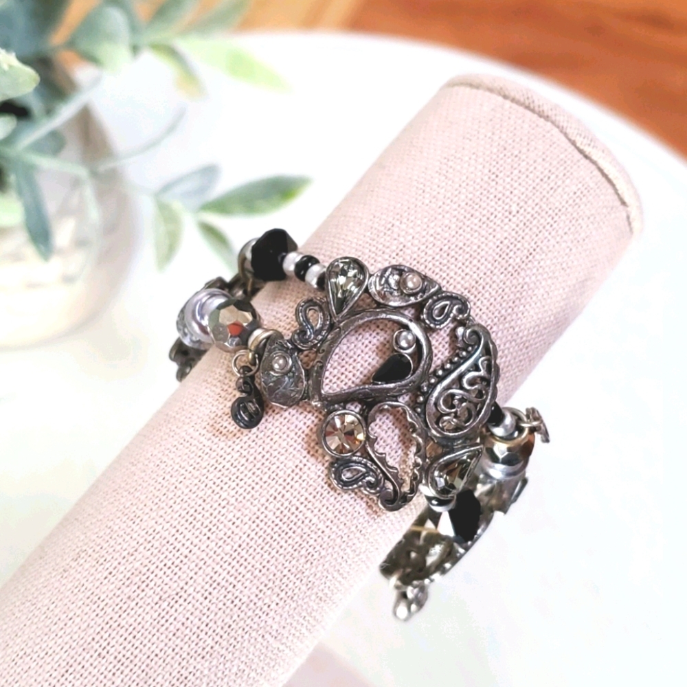 Chico's Antiqued Paisley Bracelet